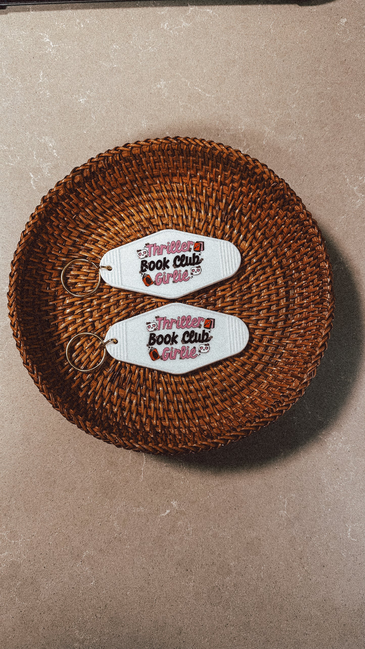 Thriller Book Club Girlie | Bookstagram | Booktok | Thriller | Suspense Keychain