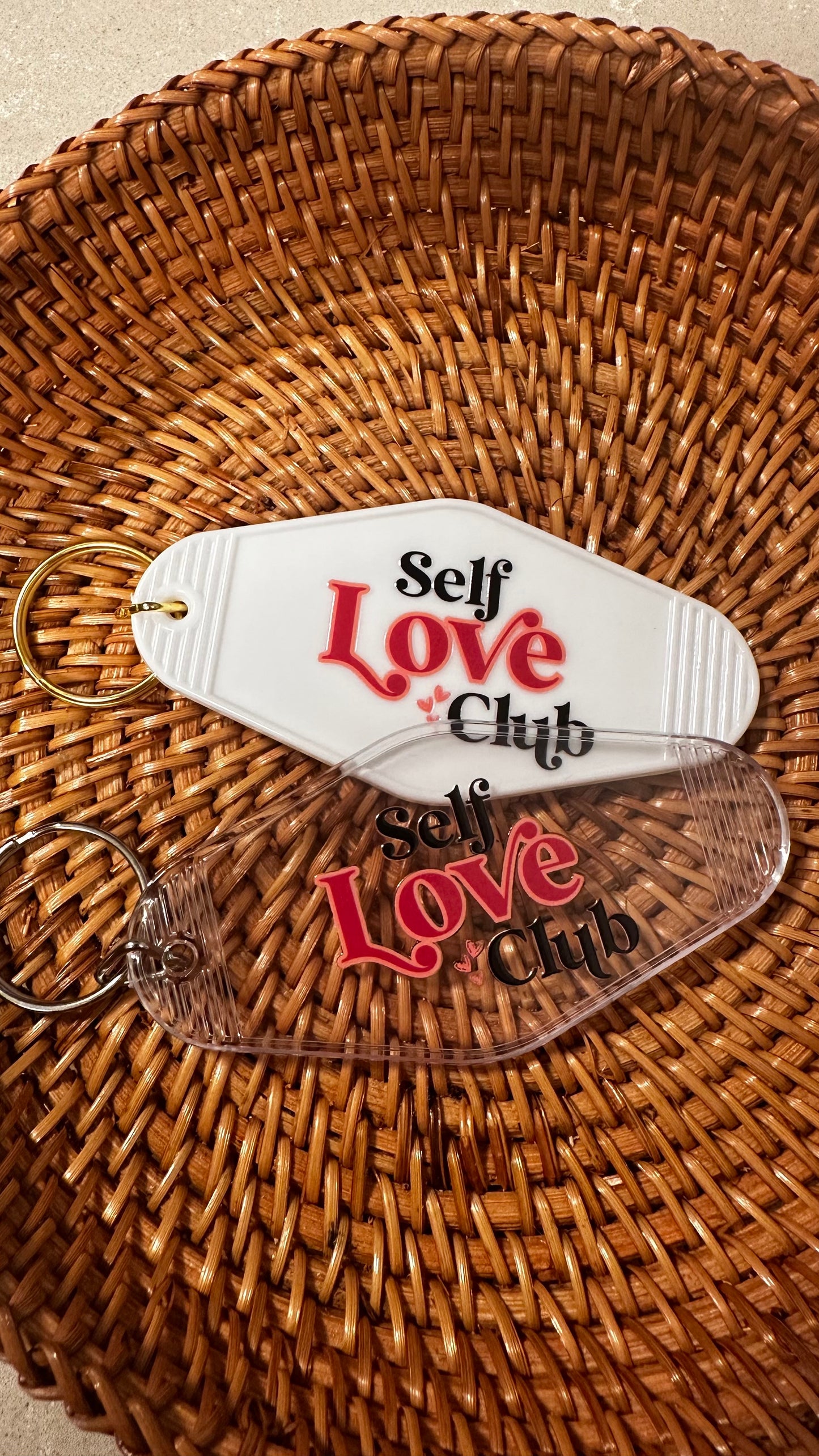 Self Love Club Keychain | Self Love | Mental Health Reminder | Self Care | Gift Shop