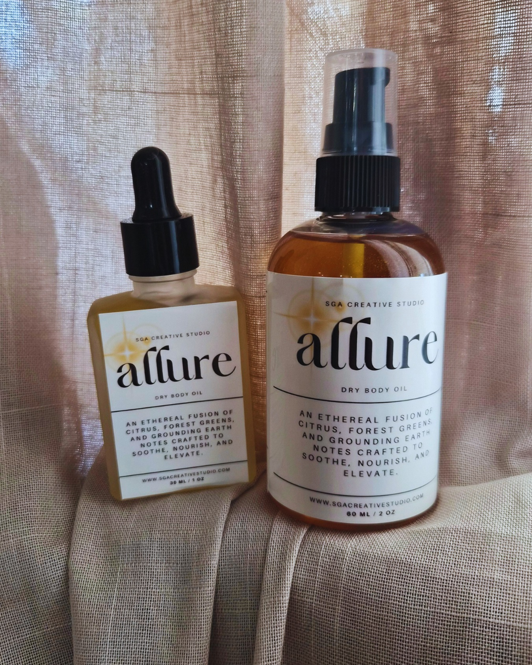 Allure Dry Body Oil | Silky + Glow Body Oil for Nourished Radiant Skin