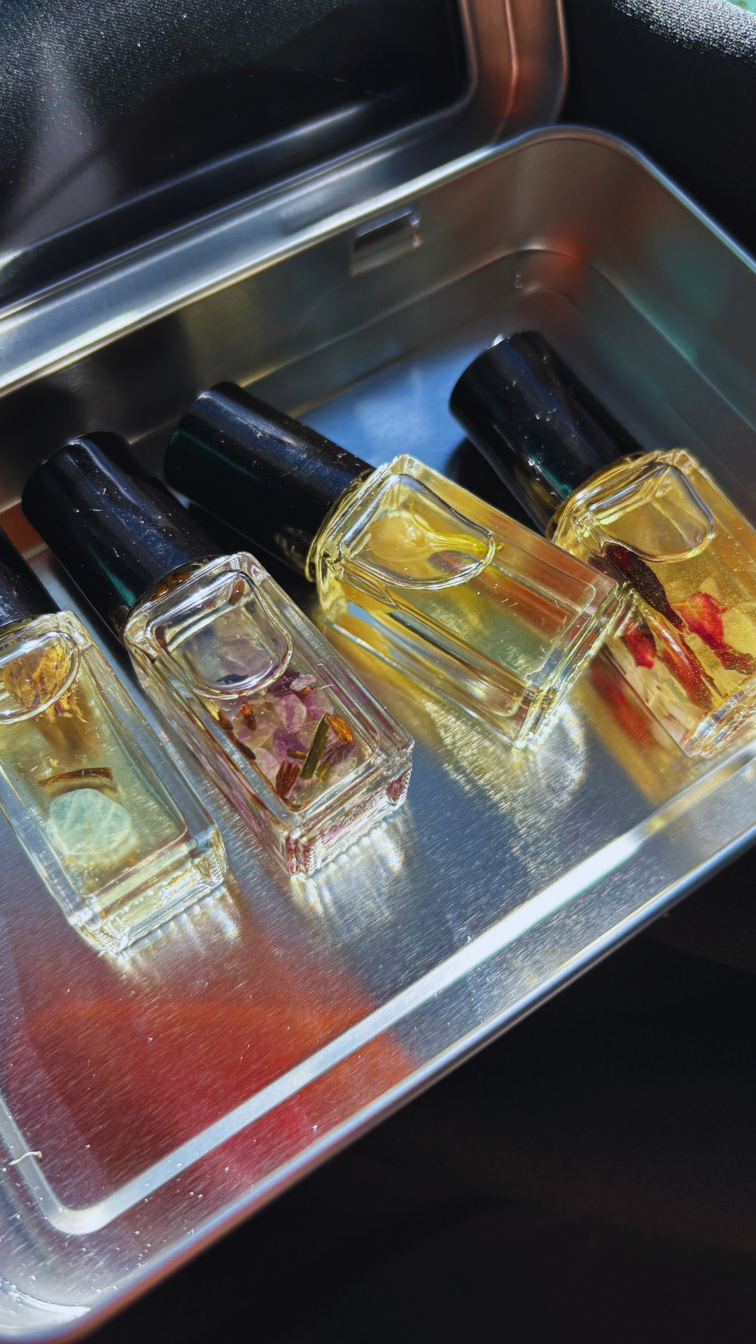 Discovery Set - 4 mini rollers + cuticle pen