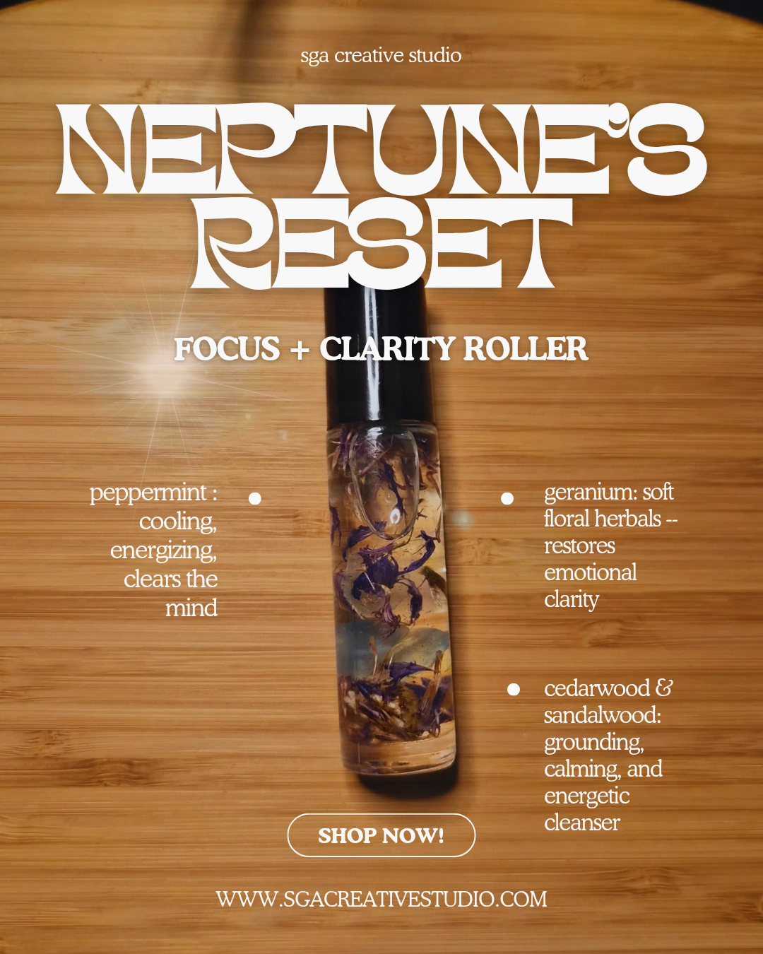 Neptune’s Reset | Clarity + Focus Roller