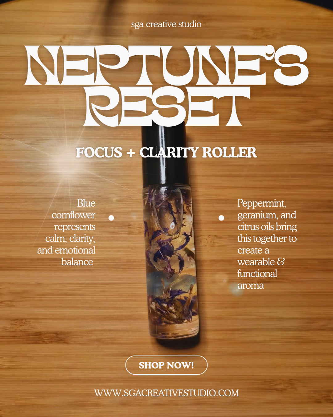 Neptune’s Reset | Clarity + Focus Roller