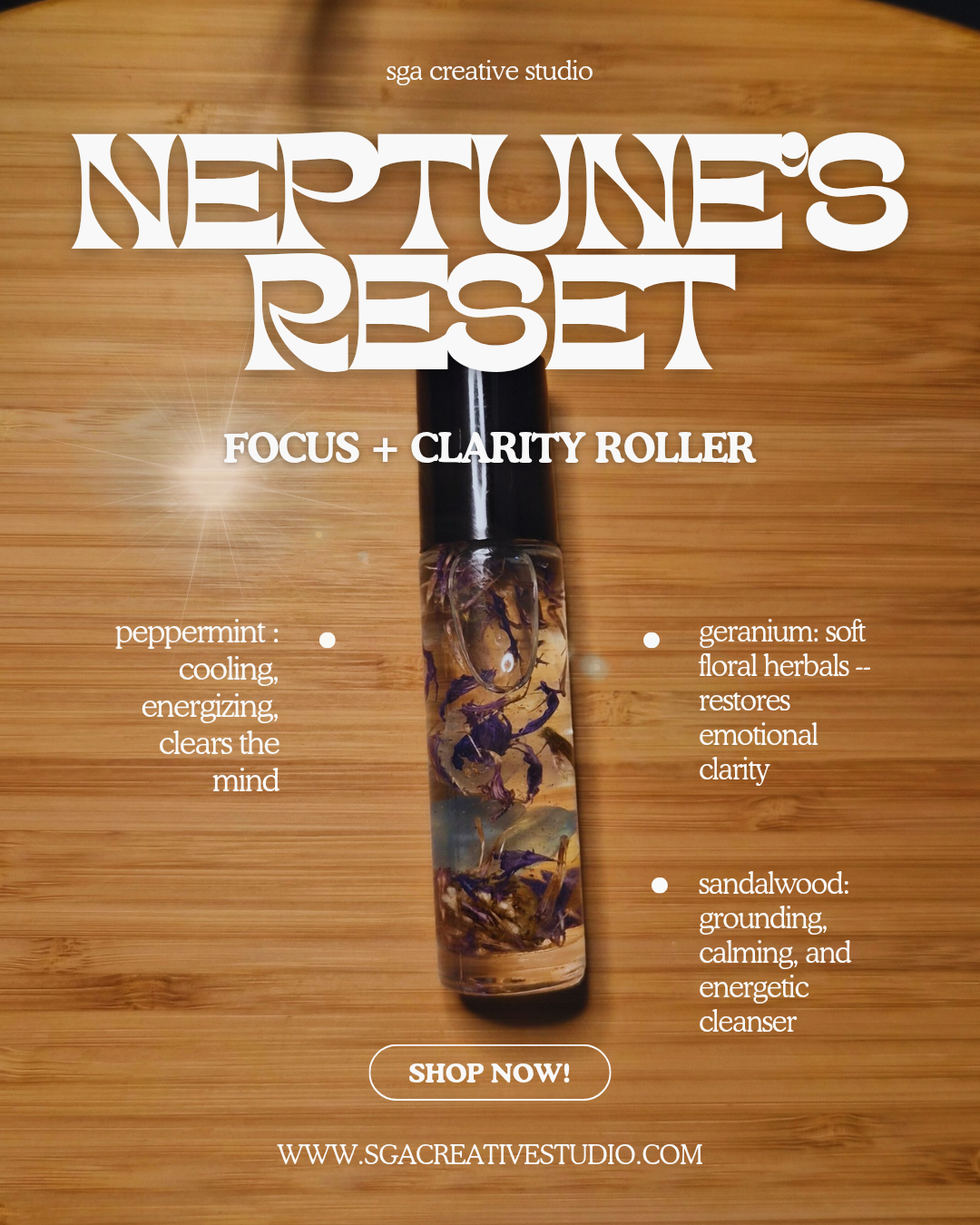 Neptune’s Reset | Clarity + Focus Roller
