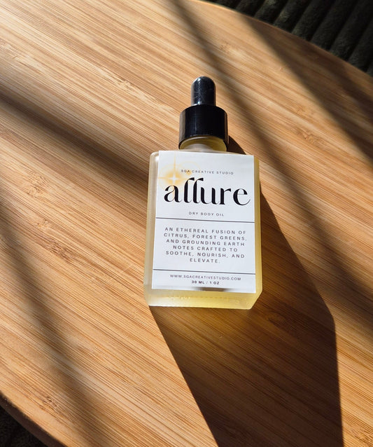 Allure Dry Body Oil | Silky + Glow Body Oil for Nourished Radiant Skin